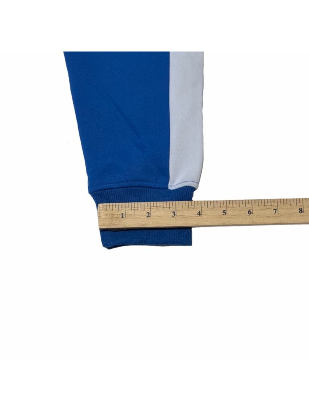Screenshot Jacket Mens XL Blue Track White Stripe Y2K Rapper Soccer Athleisure - Picture 8 of 14